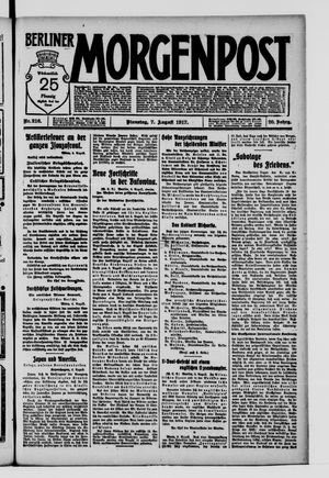 Berliner Morgenpost vom 07.08.1917