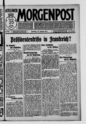 Berliner Morgenpost vom 12.08.1917