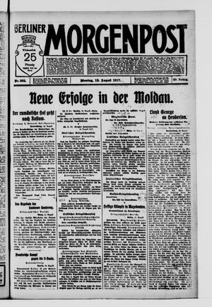 Berliner Morgenpost vom 13.08.1917