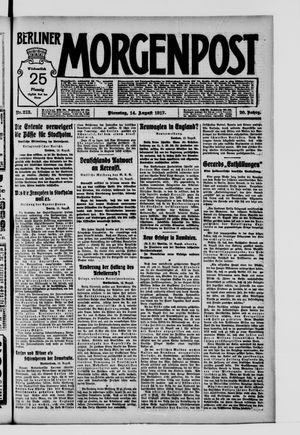 Berliner Morgenpost vom 14.08.1917