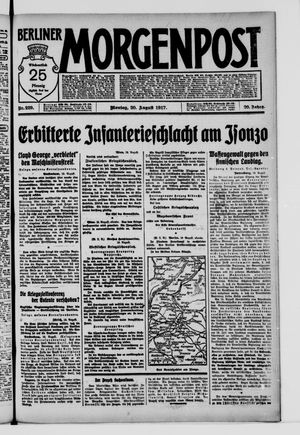 Berliner Morgenpost vom 20.08.1917