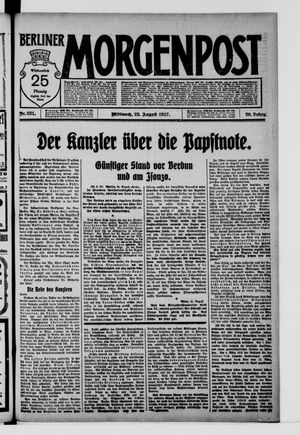 Berliner Morgenpost vom 22.08.1917