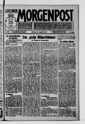 Berliner Morgenpost vom 24.08.1917