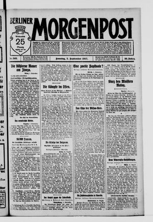 Berliner Morgenpost vom 02.09.1917