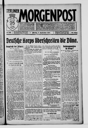 Berliner Morgenpost vom 03.09.1917