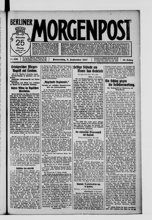Berliner Morgenpost vom 06.09.1917