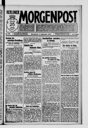 Berliner Morgenpost vom 08.09.1917