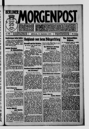 Berliner Morgenpost vom 12.09.1917