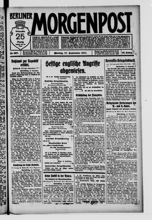 Berliner Morgenpost vom 17.09.1917