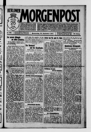 Berliner Morgenpost vom 20.09.1917