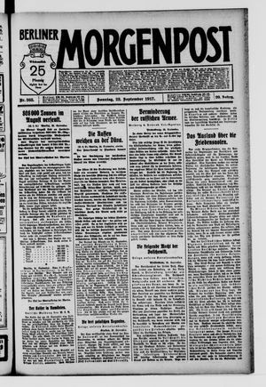 Berliner Morgenpost vom 23.09.1917