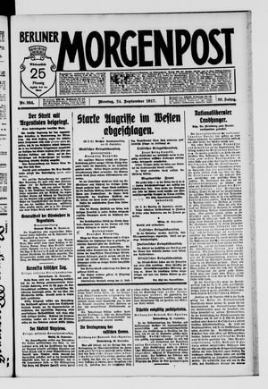 Berliner Morgenpost vom 24.09.1917