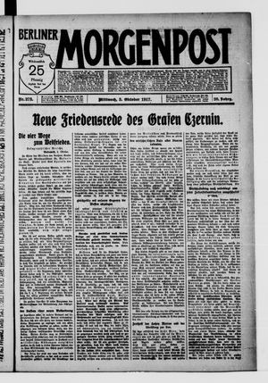 Berliner Morgenpost vom 03.10.1917