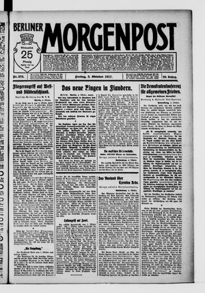Berliner Morgenpost vom 05.10.1917