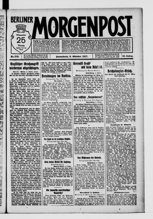 Berliner Morgenpost vom 06.10.1917