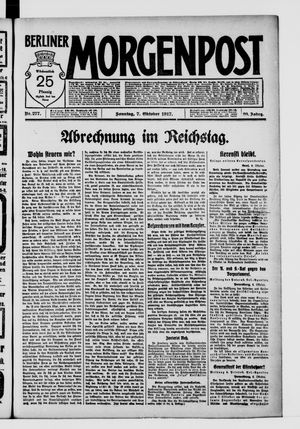 Berliner Morgenpost vom 07.10.1917