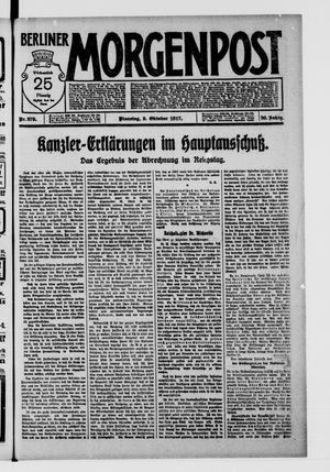 Berliner Morgenpost on Oct 9, 1917
