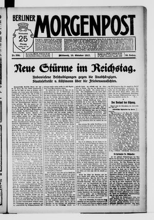 Berliner Morgenpost vom 10.10.1917
