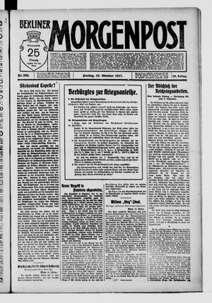 Berliner Morgenpost vom 12.10.1917