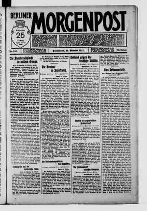 Berliner Morgenpost vom 13.10.1917