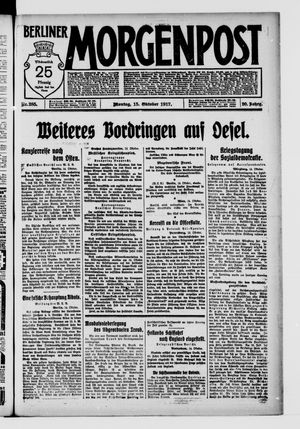 Berliner Morgenpost vom 15.10.1917