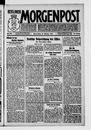 Berliner Morgenpost vom 18.10.1917