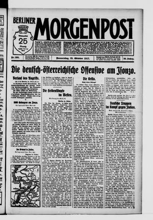 Berliner Morgenpost vom 25.10.1917