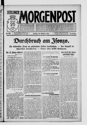 Berliner Morgenpost vom 26.10.1917