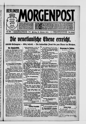 Berliner Morgenpost vom 29.10.1917