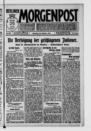 Berliner Morgenpost vom 30.10.1917