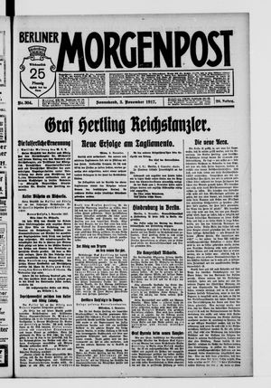 Berliner Morgenpost vom 03.11.1917