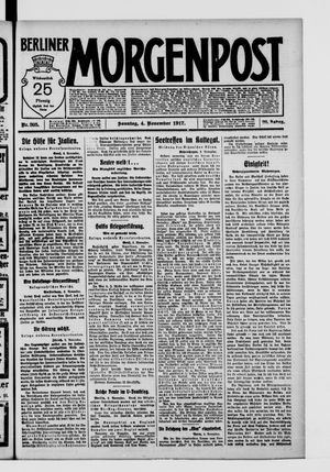 Berliner Morgenpost vom 04.11.1917