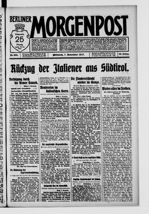 Berliner Morgenpost vom 07.11.1917