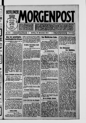 Berliner Morgenpost vom 16.11.1917