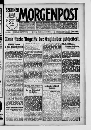 Berliner Morgenpost vom 23.11.1917