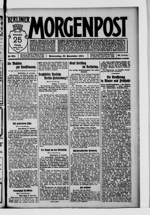 Berliner Morgenpost on Nov 29, 1917