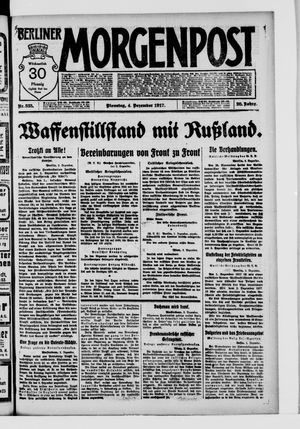 Berliner Morgenpost vom 04.12.1917