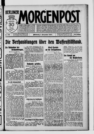 Berliner Morgenpost vom 05.12.1917