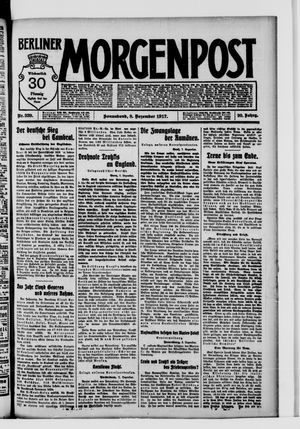 Berliner Morgenpost vom 08.12.1917