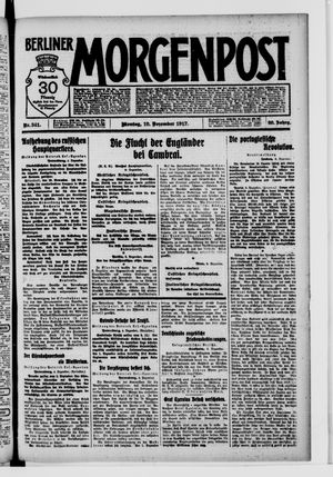 Berliner Morgenpost vom 10.12.1917