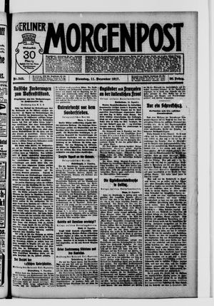 Berliner Morgenpost vom 11.12.1917