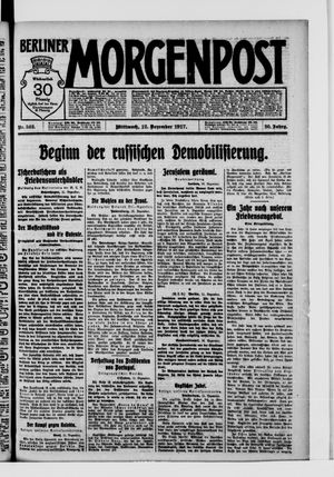 Berliner Morgenpost on Dec 12, 1917
