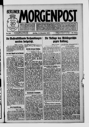 Berliner Morgenpost vom 14.12.1917