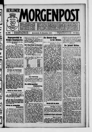 Berliner Morgenpost vom 22.12.1917