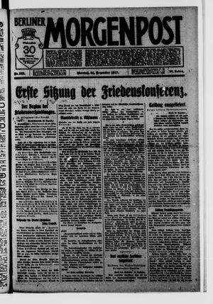 Berliner Morgenpost vom 24.12.1917
