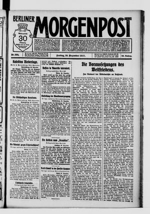 Berliner Morgenpost vom 28.12.1917