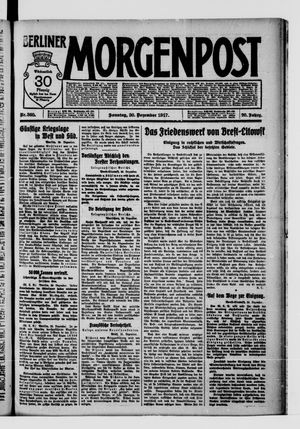 Berliner Morgenpost on Dec 30, 1917