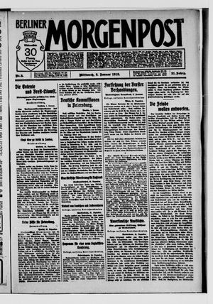 Berliner Morgenpost vom 02.01.1918
