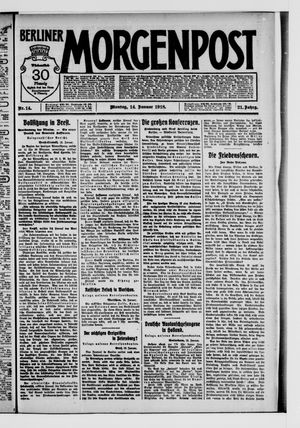Berliner Morgenpost on Jan 14, 1918