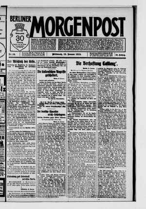 Berliner Morgenpost vom 16.01.1918
